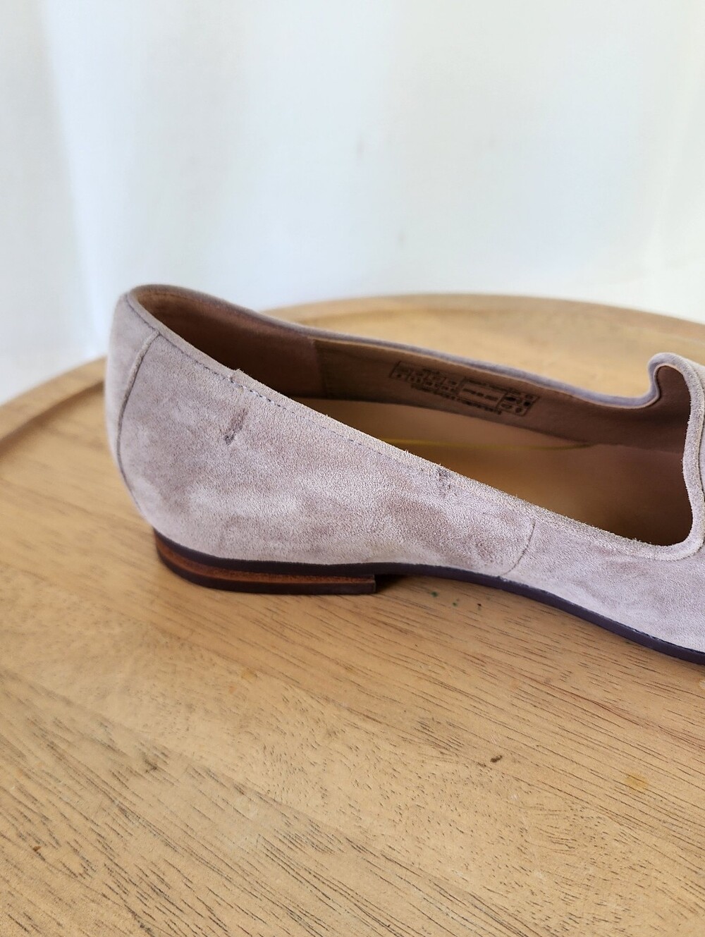 Vionic Willa Classic Women's Suede Slip-On Loafers in Light Taupe - Picture 6 of 11